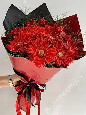 Kırmızı Gerbera Buketi