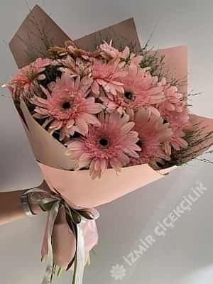 Pembe Gerbera Buketi